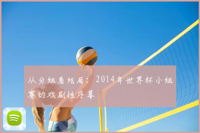 从分组看结局：2014年世界杯小组赛的戏剧性序幕