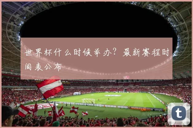 世界杯什么时候举办？最新赛程时间表公布